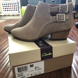 Clark’s Suede Ankle Boots
